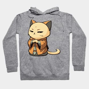 Chibi Monk Cat Hoodie